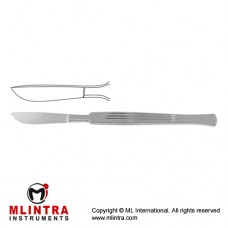 Dissecting Knife / Opreating Knife With Metal Handle Stainless Steel, 15 cm - 6" Blade Size 36 mm